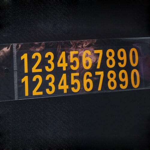 2pcs House Door Street Address Mailbox Number Or Car Digits Numeral Car Room Gate Vinyl Decal Reflective White Black Stickers