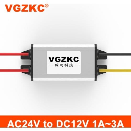24V to 12V 1A 2A 3A AC to DC power converter 15 ~ 36V to 12V for monitoring power module AC24V to DC12V step-down power module