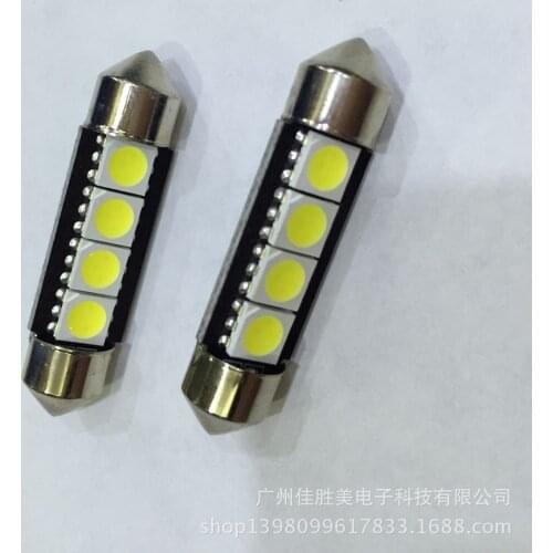 5050 SMD LED Double Tip 31 36 39 41mm Car Reading License Plate Lamp Roof Lamp Boot Bulb Led Lights for Car Car Led Light