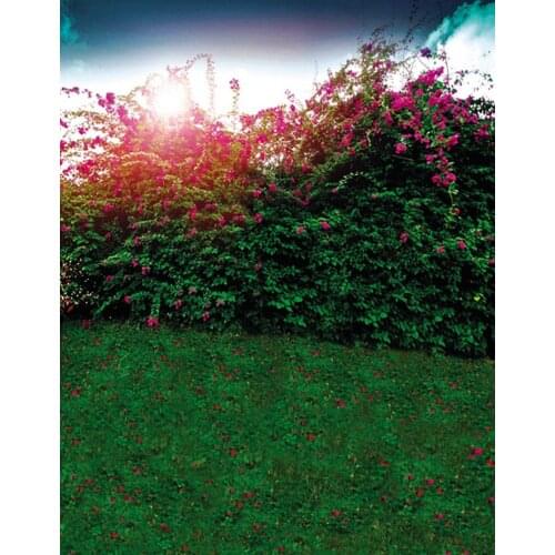 5x7ft Pink Flowers Tree Photography Backdrops Photo Props Studio Background