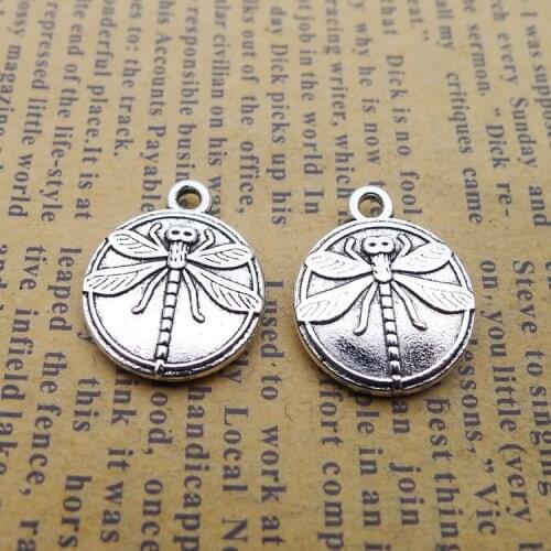 8PCS/Lot 15mm*18mm Antique Silver Color Water Drop Charms Necklace Pendant For Jewelry Making DIY
