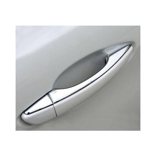 ABS Chrome Side Door Handle Stripe Cover Trim 8pcs For Peugeot 3008 GT 2016-2019