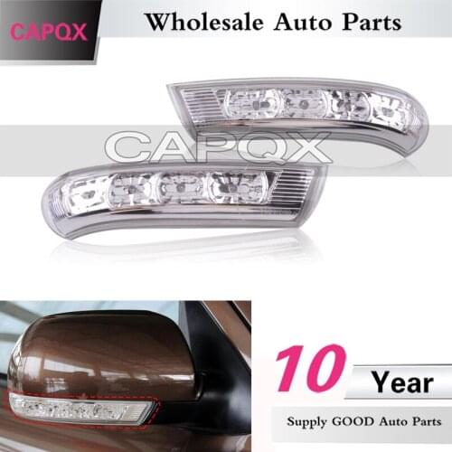 CAPQX 1Pair Side rearview Mirror LED Turn Signal light Blinker Lamp For Santa Fe Santafe 2010 2011 2012 Veracruz IX55 2007-2012