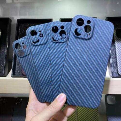New Sports Car Lens Protection Ultra-thin Real Carbon Fiber Case For iPhone 12 Mini Case For iPhone 12 Pro Max Carbon Fiber Case