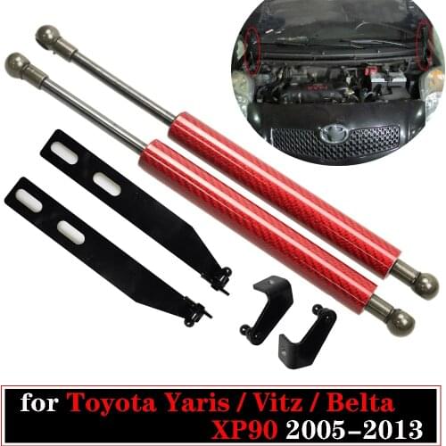 For TOYOTA Yaris Vitz Belta xp90 2005-2013 Front Bonnet Hood Modify Gas Struts Lift Support Shock Damper Absorber