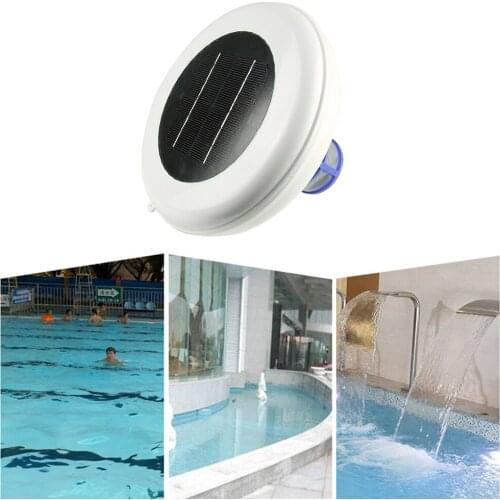 Solar Pool-Ionizer,Copper Silver Ion Swimming Pool Purifier Water Purifier,Kills-Algae Pool Ionizer for Outdoor Hot Tubs