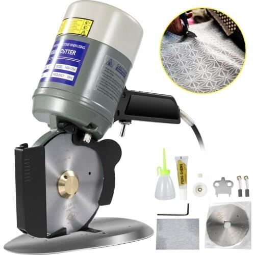 VEVOR 125mm Rotary Fabric Cutter Machine Electric Scissors Fabric Cutter Portable Electric Cloth 220V 250W for Cotton