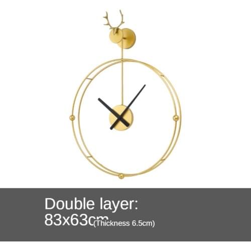 Minimalist wall decoration living room decoration creative wall clock TV background wall pendant wall decoration