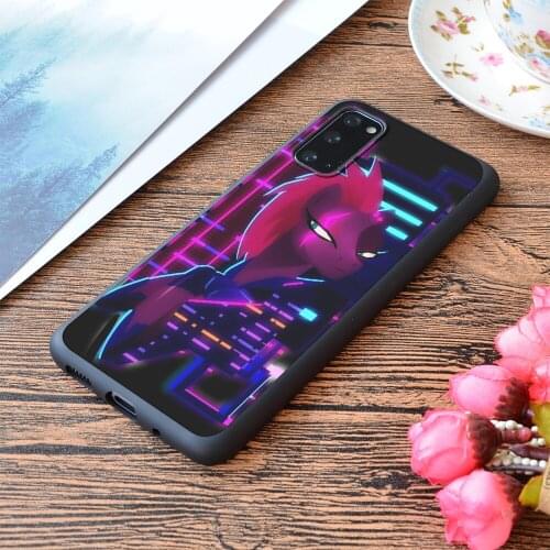 For Samsung Galaxy Neon Tempest Shadow Print Soft Matt Phone Case