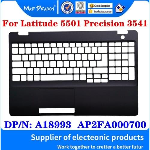 New Original A18993 AP2FA000700 For Dell Latitude 5501 Precision 3541 Laptop Replacement Palmrest Upper Cover Case C Shell Black