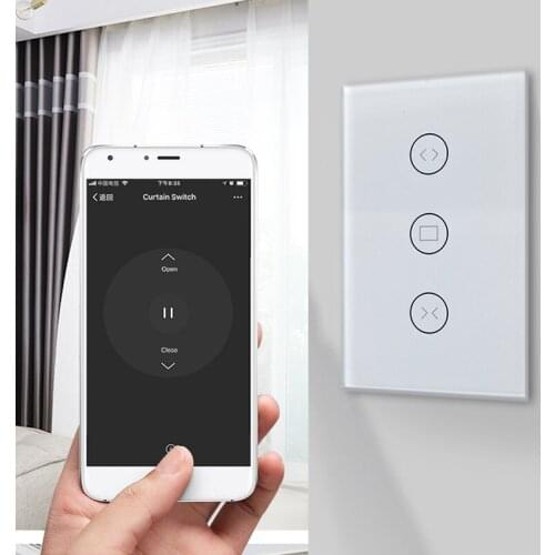 Smart Home WiFi Curtain Switch Smart Life Tuya for Electric Motorized Curtain Blind Roller Shutter Works with Alexa Google Home