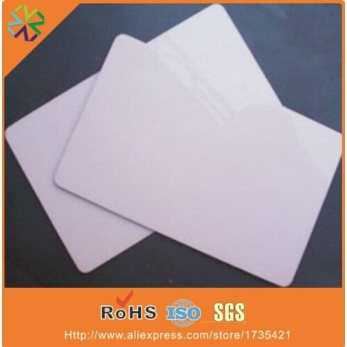 Plastic pvc material low frequency Tk4100 blank contactless card
