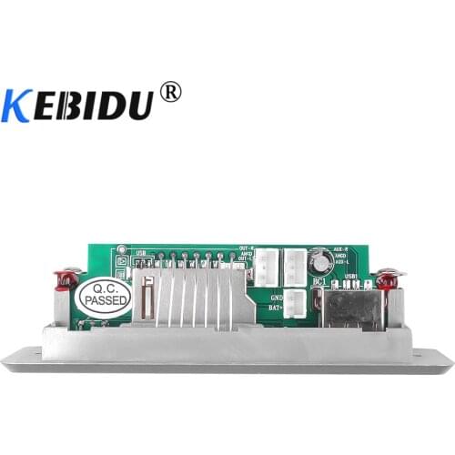 Kebidu Bluetooth 5.0 MP3 Decoding Board Module Wireless Car USB MP3 Player TF Card Slot / USB / FM / Remote Decoding Board