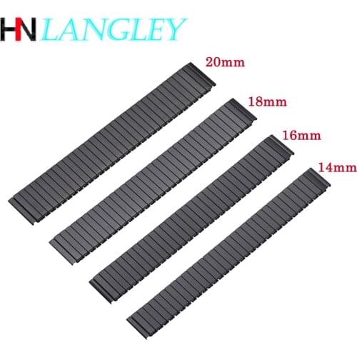 Elastic Stretch Watch band Stainless Steel Straps Flexible Unique Stylish Metal Watch Strap Wristband 14mm 16mm 18mm 20mm 22mm