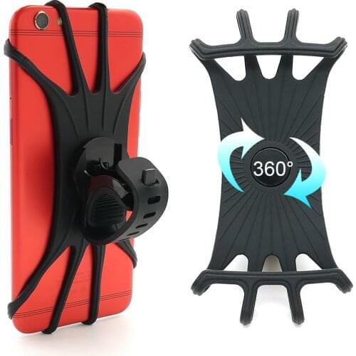 Silicone Bicycle Phone Holder Balance Car Motocycle Handle Phone Accessories for iPhone Samsung Huawei Stand Holder