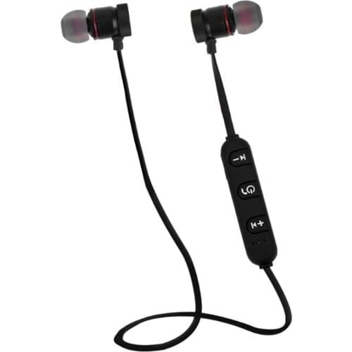 Sports BT Headphone V4.1 Magnetic Earphone A2DP Super Stereo Earpiece Wireless Headset Handsfree For Phone Dropshipping New