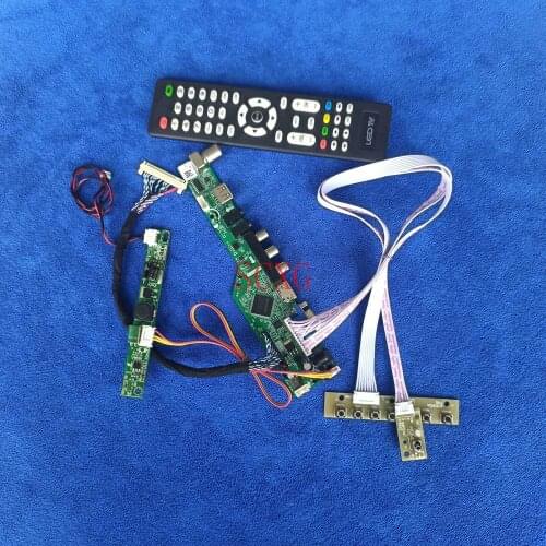 LED/LCD VGA USB AV HDMI-compatible 1920*1080 Analog Signal Matrix controller board DIY Kit LVDS 30 Pin Fit LTM238HL01/LTM238HL02