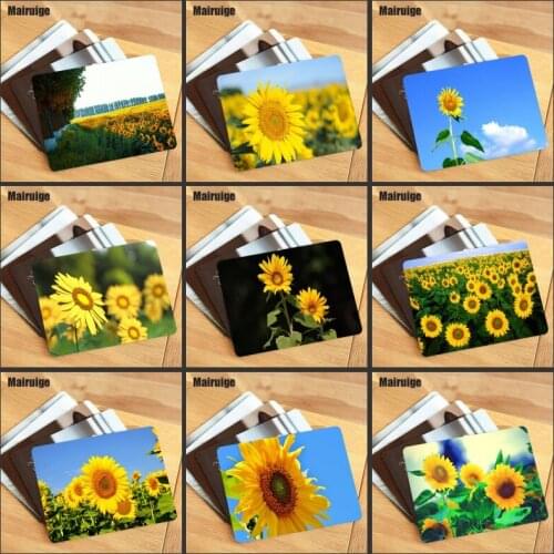 XGZ Exquisite small size flower pattern mouse pad sunflower table mat home computer notebook office keyboard mat