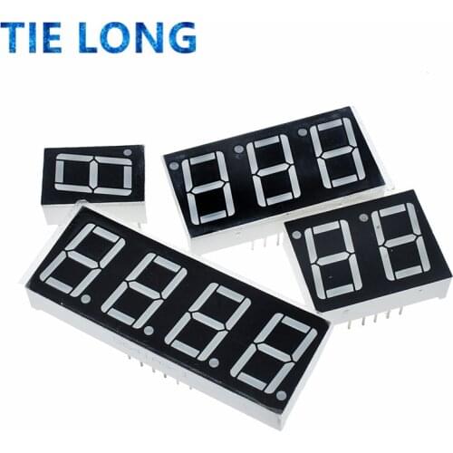 1pc 0.56inch LED display 7 Segment 1 Bit/2 Bit/3 Bit/4 Bit Digit Tube Red Common Cathode / Anode Digital 0.56 inch led 7segment