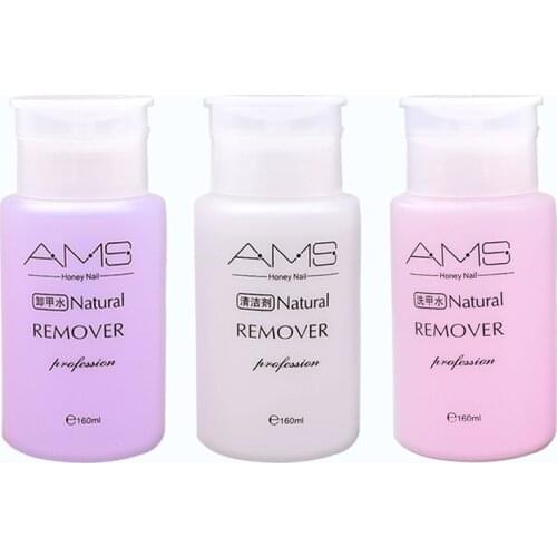 160ml Cleanser Plus Liquid for Removing UV Gel Polish Nail Art Polish Clean Acetone Bottle Polish Cleanser Remover Tool