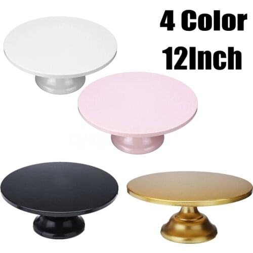 4 Color Grand Baker Cake Stand 12 Inch White Wedding Cake Tools Fondant Bakeware Cake Decorating Supplies Dessert Table Pops