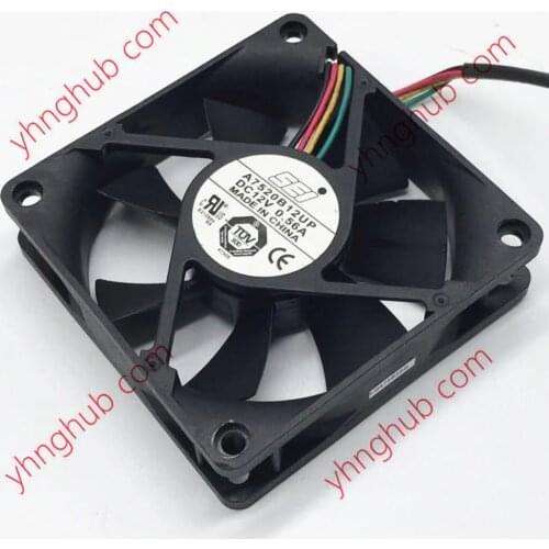 SEI A7520B12UP DC 12V 0.56A 70X70X20mm 4-Wire Server Cooling Fan