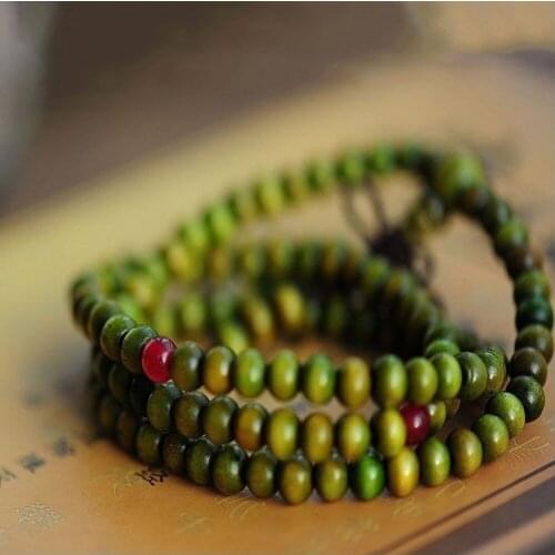 6mm*108 Fashion Men And Women Handwork Wood Beads Hand Chain Wholesale 9495