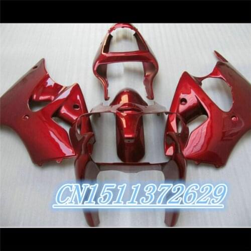 Bo Perfect fit for Kawasaki ZX6R 2000-2002 all red full fairings Ninja 636 ZX-6R 00 01 02 fairing kit