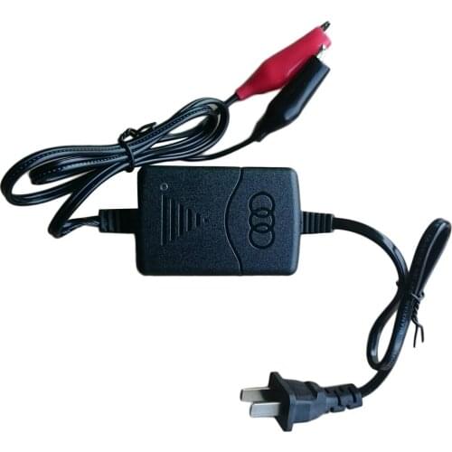 Black Short Circuit Protection 12 V 1300mA Sealed Lead Acid Rechargeable Automatic Battery Charger Per Car Truck Motorcycle