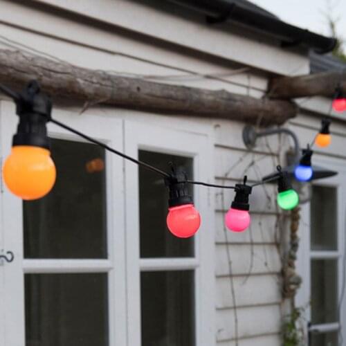 8M 13M G50 Globe Bulb String Lights Outdoor Garden Christmas LED Festoon Bulb Fairy Garland Light For Bedroom Patio Yard Wedding