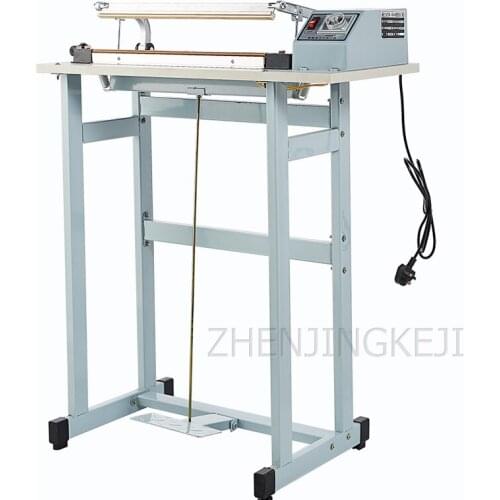 Pedal Sealer Foot Fast Automatic Continuous Shrink Film Sealing And Cutting Machine Film Sealer Pass Pedal Sealing Machine