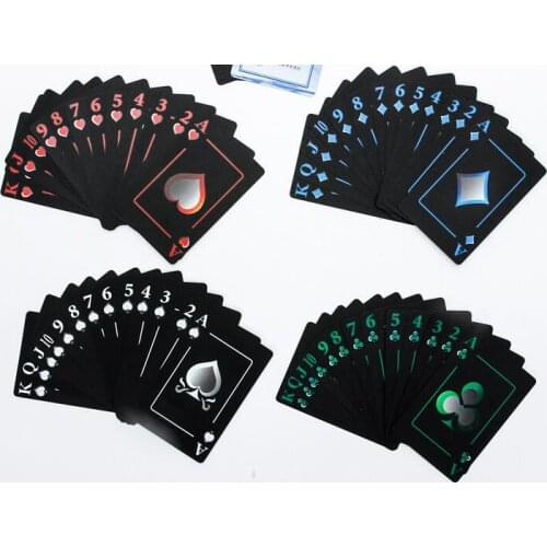 Frosted Waterproof plastic PVC Poker set Playing Cards deck Novelty High Quality Collection Board Game Gift Durable pokers