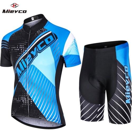 Mieyco Pro Team Cycling Clothing Short Sleeve Bicycle Jersey Set Sport MTB Wear Quick Dry Roupa Ciclismo Masculino Riding Suit