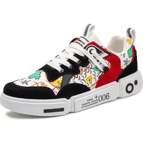 2021 autumn new trend fashion all-match casual shoes graffiti, lightweight, comfortable and wearable sneakers new balance