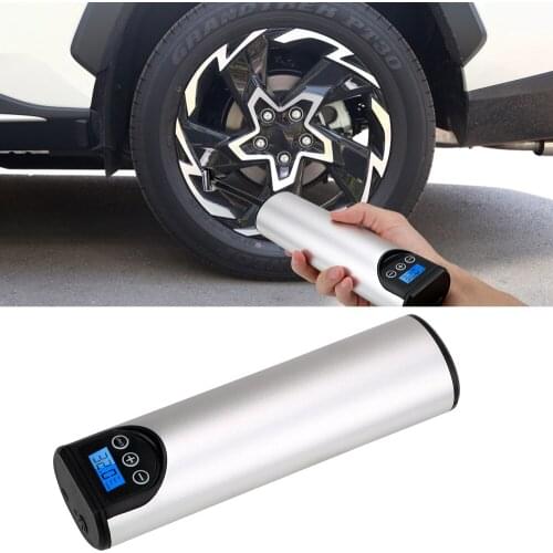 Portable DC 12V 150PSI Rechargeable Air Pump Tire Inflator for Car Bicycle Tires Balls Cordless Compressor Digital Car Tyre Pump