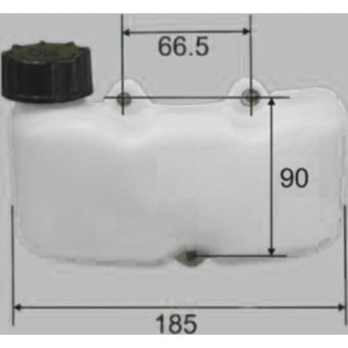 Fuel Tank For Various Hedge Trimmer 32F /HT2300 Zenoah Chinese Trimmers 185*90mm