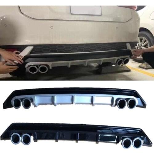 EXTERIOR AUTO ACCESSORIES REAR SPOILER DIFFUSER TAIL SURFACE FIT FOR HONDA CITY 2017-2019 REAR LIPS SPOILERS TAIL DIFFUSER
