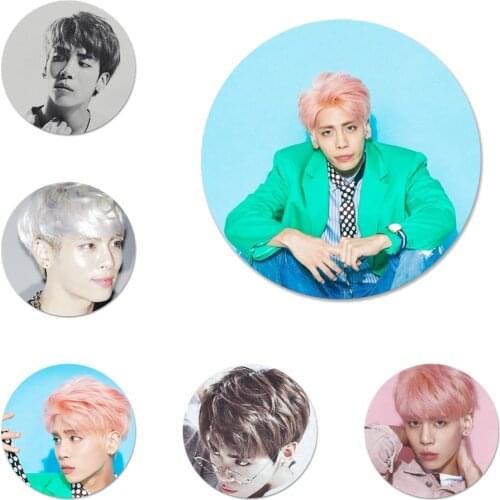 Shinee jonghyun Icons Pins Badge Decoration Brooches Metal Badges For Clothes Backpack Decoration 58mm
