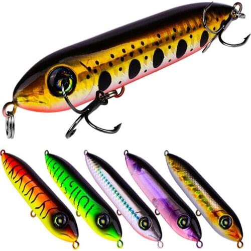 1pcs Snake Head Pencil Fishing Lure 10.2cm/11.5g Pesca Hooks Isca Artificial Plastic Wobbler Hard Bait Crankbait Fishing Tackle