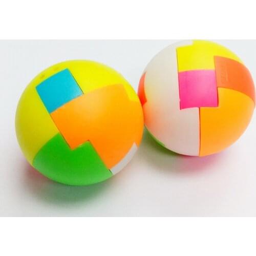 2 pc 4.2cm puzzle ball E318 birthday party Favor game toys prize gift Pinata Bag Filler Loot Gag Brain Test edcuational Carnival