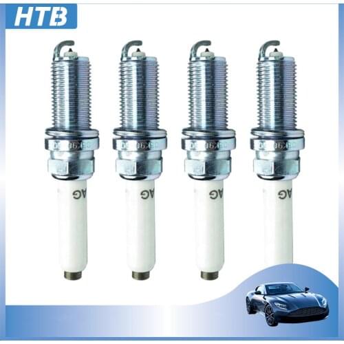 4 Pcs 06K905601B PLFER7A8EG Original Laser Platinum Spark Plug For VW Polo Sharan Touran Audi A3 A4 A6 Q7 TT Skoda Octavia Seat