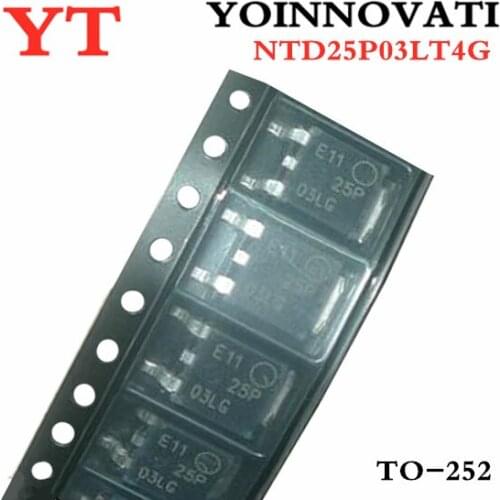 50pcs/lot NTD25P03LT4G NTD25P03 25P03LG TO-252 IC Best quality
