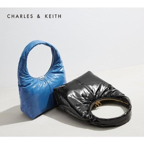 CHARLES&KEITH New Arrival for Autumn 2021 CK2-40781573 Womens large-capacity zippered underarm bag