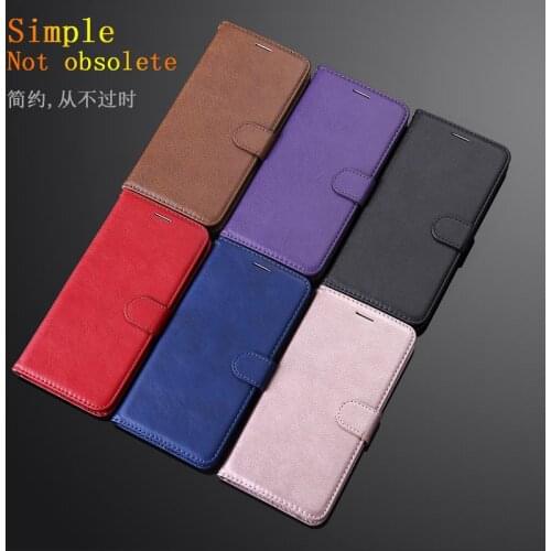 Phone Cases For Honor 8X 8C Case Cover Luxury Magnetic Flip Vintage Plain Wallet Leather Bag For Honor 8 X C Coque