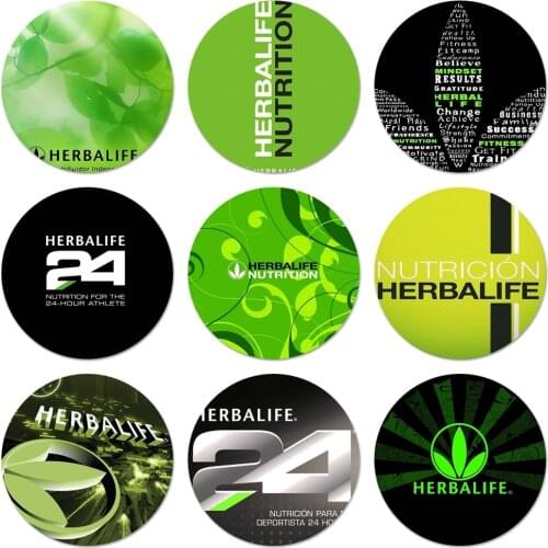 Black and green Herbalife Luxury Icons Pins Badge Decoration Brooches Metal Badges For Clothes Backpack Decoration