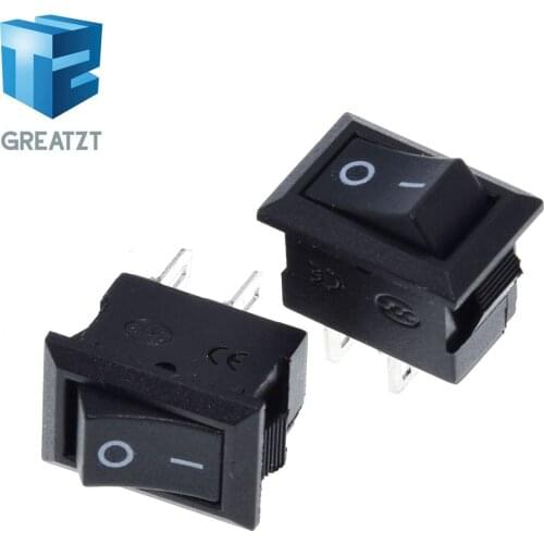 GREATZT 10pcs/lot 10*15mm SPST 2PIN ON/OFF G130 Boat Rocker Switch 3A/250V Car Dash Dashboard Truck RV ATV Home
