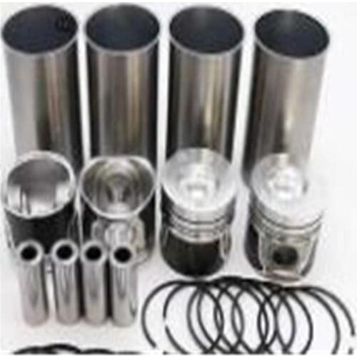 Set of piston , cylinder liners, piston rings and piston pin for Laidong KM4L22BT engine parts, direct injection engine