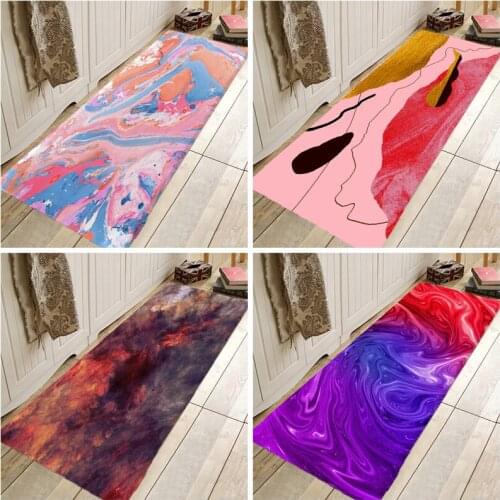 Creative 3D Printing Psychedelic Hallway Carpets and Rugs for Bedroom Living Room Carpet Kitchen Bathroom Anti-Slip Floor Mats
