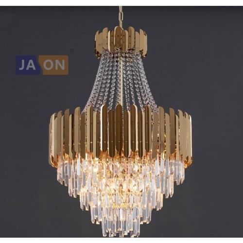 Led e14 Postmodern Stainless Steel Crystal LED Lamp LED Light.Pendant Lights.Pendant Lamp.Pendant light For Dinning Room Foyer