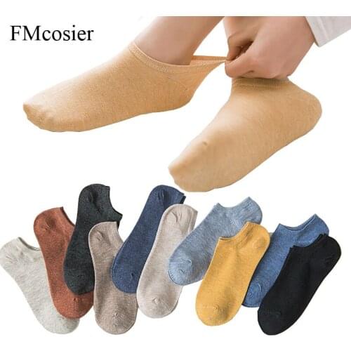 10 Pairs Female Ladies Short Invisible Boat Socks Set for Women Girls slipper No Show Socks Non-slip Calcetines Chaussettes Bass